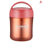 Tasse isolante en acier inoxydable de 500ml, avec cuillère pour la soupe, récipient pour déjeuner, tasse ... Tasse isolante en acier inoxydable de 500ml, avec cuillère pour la soupe, récipient pour déjeuner, tasse ...