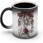 La tasse de marie en voile noir change de couleur lorsqu'elle est expose a la chaleur, tasse familiale ...