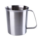 Tasse a mesurer epaissie en acier inoxydable 304, avec echelle 2000ml 1000ml 500ml, grande capacit�, ...