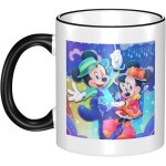 Tasse mickey mouse grande capacit, tasse  caf en cramique, rsistante  la chaleur, cadeau ...