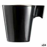 Tasse mug luminarc flashy noir 80 ml bicolore verre (24 unités) Tasse mug luminarc flashy noir 80 ml bicolore verre (24 unités)
