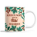 Tasse nol bibi homme beige mug prnom ide cadeau secret santa