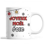 Mug - eole - no�l - c�ramique - imprim� - 325 ml