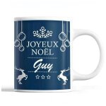 Tasse noël guy bleu mug prénom idée cadeau secret santa Tasse noël guy bleu mug prénom idée cadeau secret santa