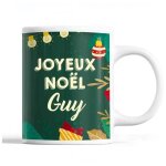 Tasse noël guy vert mug prénom idée cadeau secret santa Tasse noël guy vert mug prénom idée cadeau secret santa