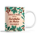 Tasse nol secrtaire de mairie homme beige mug prnom ide cadeau secret santa
