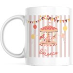 Tasse personnalisee pour enfants de cirque vintage en corail rose avec options d¯impression tasse cadeau ... Tasse personnalisee pour enfants de cirque vintage en corail rose avec options d¯impression tasse cadeau ...