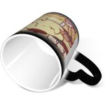 La tasse pom pom purin change de couleur lorsqu'elle est chauff��e, tasse �� caf�� en c��ramique �� la ...