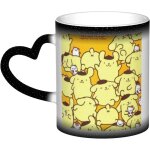 La tasse pom pom purin change de couleur lorsqu'elle est chauff�e, tasse a caf� en c�ramique a la mode ...