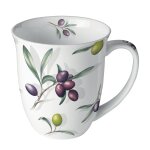 Tasse en porcelaine fine dlicieuses olives
