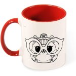 Tasse de poupee surprise de 330ml, grandes lunettes amusantes et mignonnes, portrait de fille, tasses ... Tasse de poupee surprise de 330ml, grandes lunettes amusantes et mignonnes, portrait de fille, tasses ...