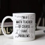 Tasse pour professeur de mathmatiques, tasse amusante pour professeur de mathmatiques, tasse a caf, ...