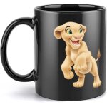 Tasse roi lion dessin anim animation tasse a caf tasse a th en cramique tasse a cacao grande capacit ...