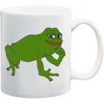 Tasse de t - shirt de pepe frog suffisant
