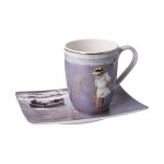 Tasse + soucoupe joaquin sorolla - apr�s le coucher de soleil