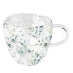 Tasse a th double paroi eucalyptus