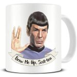 Tasse a th ecossais brew me up tasse drle star trek tea pun blague mug tasse en cramique de tasse ...