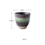 Tasse a th� japonaise en c�ramique, sous - gla�age, peint a la main, verre a th� et a eau, 150ml, pour ...