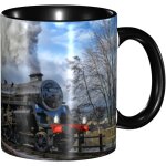 Tasse de tasse - tasses de train a vapeur de chemin de fer - larges tasses de the - cafe et chocolat ...