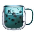Tasse en verre a double paroi de noël, tasse résistante pour bière, expresso, café, thé, bière, lait, ... Tasse en verre a double paroi de noël, tasse résistante pour bière, expresso, café, thé, bière, lait, ...