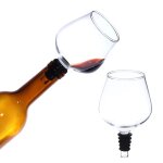 Tasse a vin rouge crative, verre a champagne avec joint en silicone, boisson directement a partir de ...