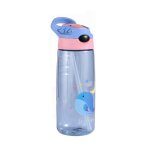 Tasse de voyage en plastique avec paille pour hommes et femmes, tasse de fitness hi sports, grand outil ...