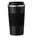 Tasse de voyage r�utilisable, 500ml, isol�e sous vide, bouteille thermique en acier inoxydable pour boissons ...