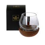 Tasse a whisky a rouleau lent, fond de rock, verre a vin, plateau en bois de style japonais, verrerie ...