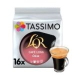 Tassimo l'or caf� long doux lot de 5 paquets de 16 dosettes de caf�