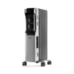 Taurus alpatec new dakar 1500 - radiateur  huile - pose au sol - 1. 5 kwatt - gris / noir