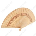 Td� lot de 10 accessoires d'�ventail en bois pour femme, tendance moderne, style asiatique, tissu de ...