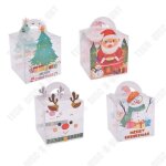 Td� 20 bo�tes de pommes de no�l, bo�tes de pommes de veille de no�l de dessin anim�, bo�tes vides transparent ...