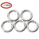 Td� lot de 25 mousquetons � porte - clefs accrocher porte cl� mousqueton figurine travaux diam�tre 25mm ...