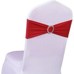 Td 50 pcs noeuds de chaise elastique pas besoin d'tre li dcoration mariage housse de chaise elastique ...