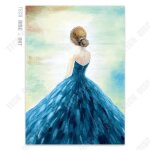 Td� 50x70cm canap� fond d�coration murale peinture salon peinture haut de gamme d�coratif femme peinture ...