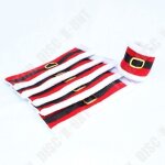 Td� 6 pi�ces serviette + anneaux porte - serviette pour noel party / banquet d�ner d�coration de table ...