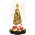 Td� abat - jour en verre musical pour cadeau de no�l, lumi�res d'arbre de no�l, d�coration de renne ...