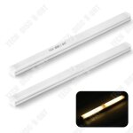 Td� barre lumineuse magn�tique 21cm lot de 2 aspiration magn�tique sans fil variateur 1 bouton barre ...