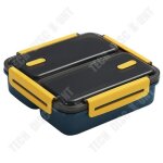Td bote a lunch a compartiment carr bote a lunch pour employ de bureau etudiant bote a lunch en ...