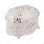 Td� bo�te de rangement r�tro de haute qualit� bo�te � bijoux en alliage de zinc bo�te � bijoux ovale ...
