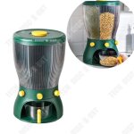 Td� bo�te de stockage de c�r�ales seau � riz rotatif avec s�parateur 20kg bo�te de stockage de riz � ...