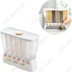 Td� bo�te de stockage de riz compartiment�e organisateur de grains de riz r�sistant aux insectes et ...