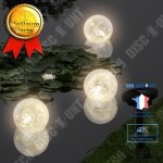 Tdâ® boule solaire led flottant 3 pièces lampe solaire pour eclairage exterieur Tdâ® boule solaire led flottant 3 pièces lampe solaire pour eclairage exterieur