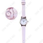Td� bracelet pour enfants filles princesse fleur de p�cher perles copines ensemble de montre mignon ...