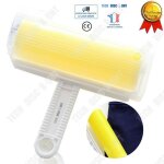 Td� brosse adh�sive pour v�tements long rouleau lavable collant moquette poussi�re �limine poils nettoie ...