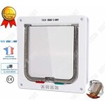 Td chatire chiens chats verrouillable qualit, trappe porte tunnel pour animaux de compagnie, facile ...