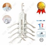 Td� cintre pliable voyage gain de place pantalon bebe enfants multi pince jupe foulard fille multiple ...