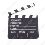 Td� clap cin�ma noir / multifonctionnel blanc et noir