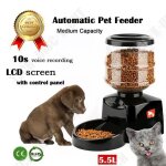 Td� distributeur automatique de nourriture pour animaux - pour 3 fois - jour distributeur de croquettes ...