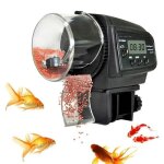 Td� le meilleur distributeur electrique de nourriture pour poisson aquarium combattant rouge de bassin ...